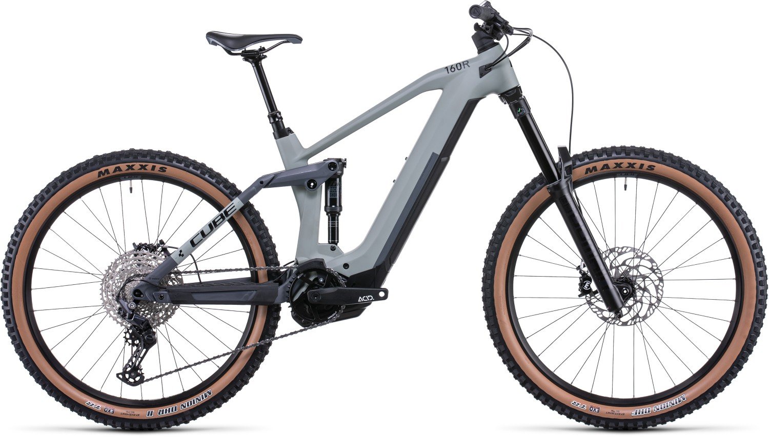 Cube Stereo Hybrid 160 HPC Race 625 2022 Lunar Grey eMTB Freeborn Bikes
