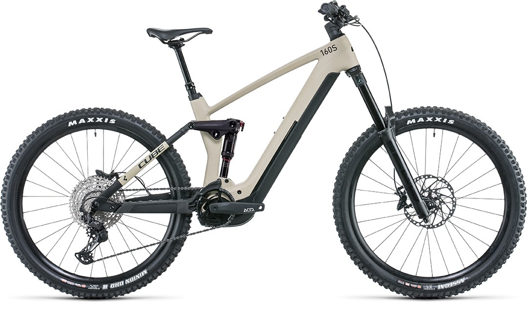 Buy the new Cube Stereo Hybrid 160 HPC SL 2022 Desert Black eMTB with free shipping Freeborn Bikes