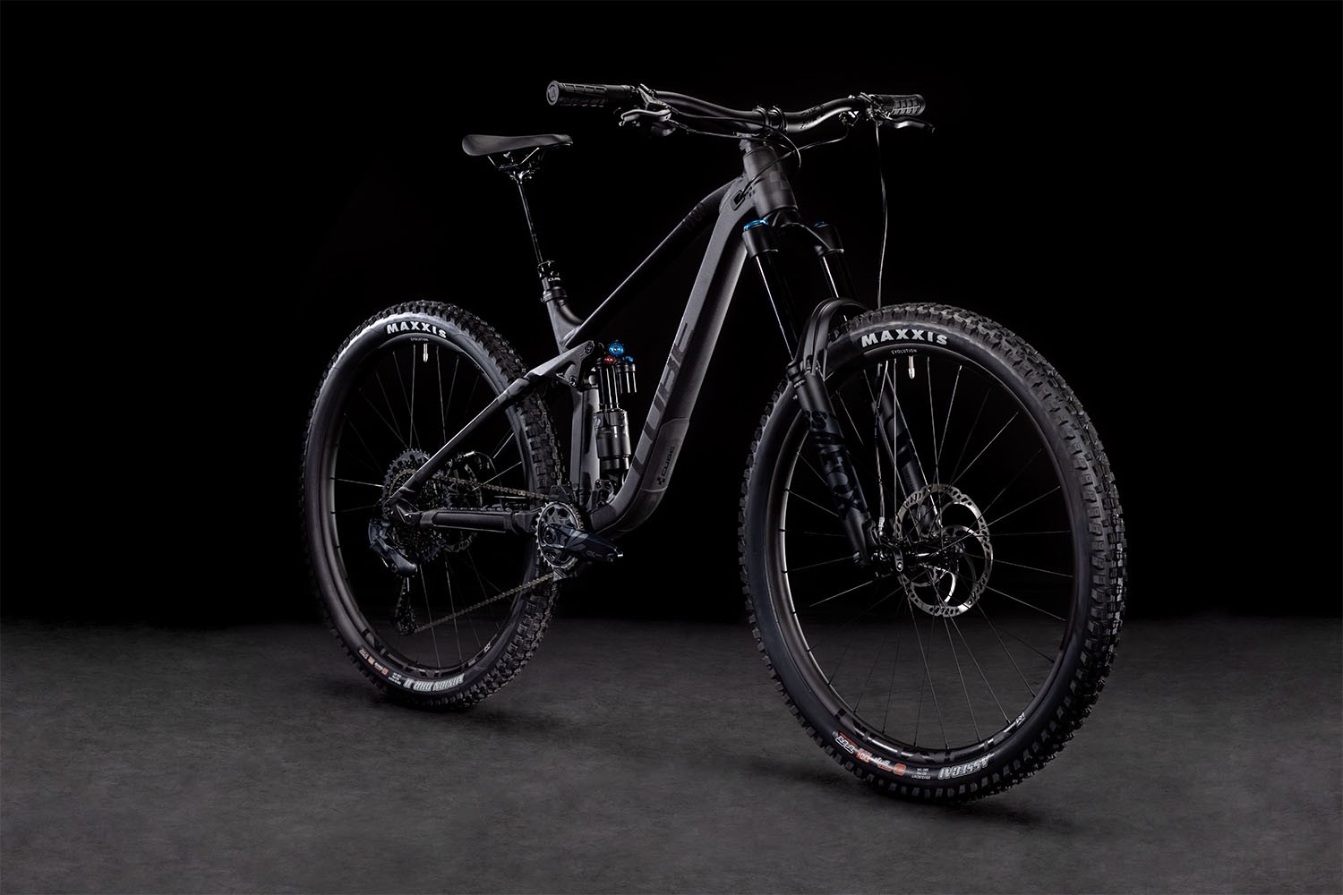 Buy the new Cube Stereo One77 Pro 2022 Black Ano Enduro Bike with free shipping Freeborn Bikes