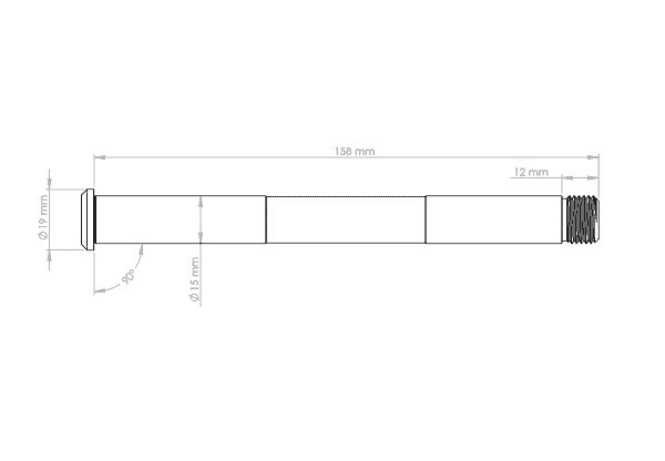 Rockshox boost best sale axle