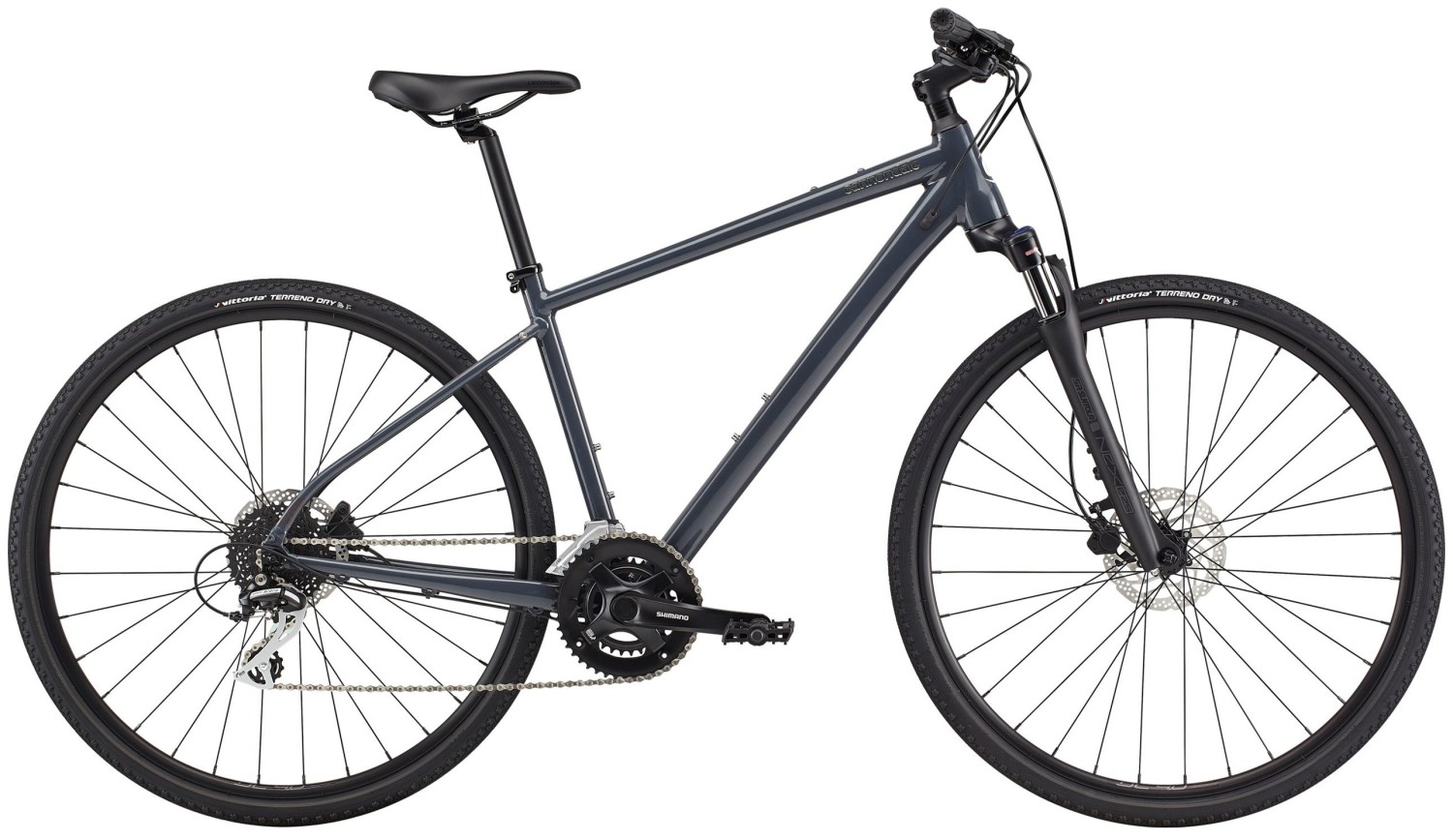 Cannondale Quick CX 3 2024 Slate Hybrid Bike Freeborn Bikes