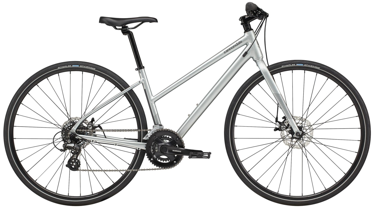 Cannondale Quick 5 Step Thru 2023 Grey Hybrid Bike Freeborn Bikes