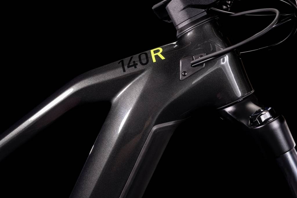 Buy the new Cube Stereo Hybrid 140 HPC Race 2022 Grey Green eMTB with free shipping Freeborn Bikes