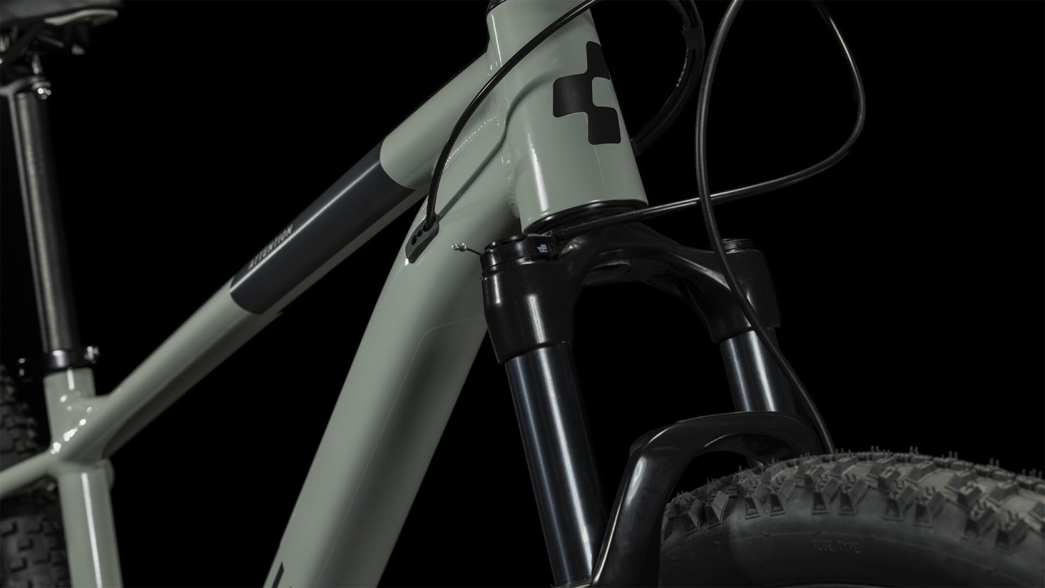 Buy the new Cube Analog 2023 Lime Black Mountain Bike with free shipping Freeborn Bikes