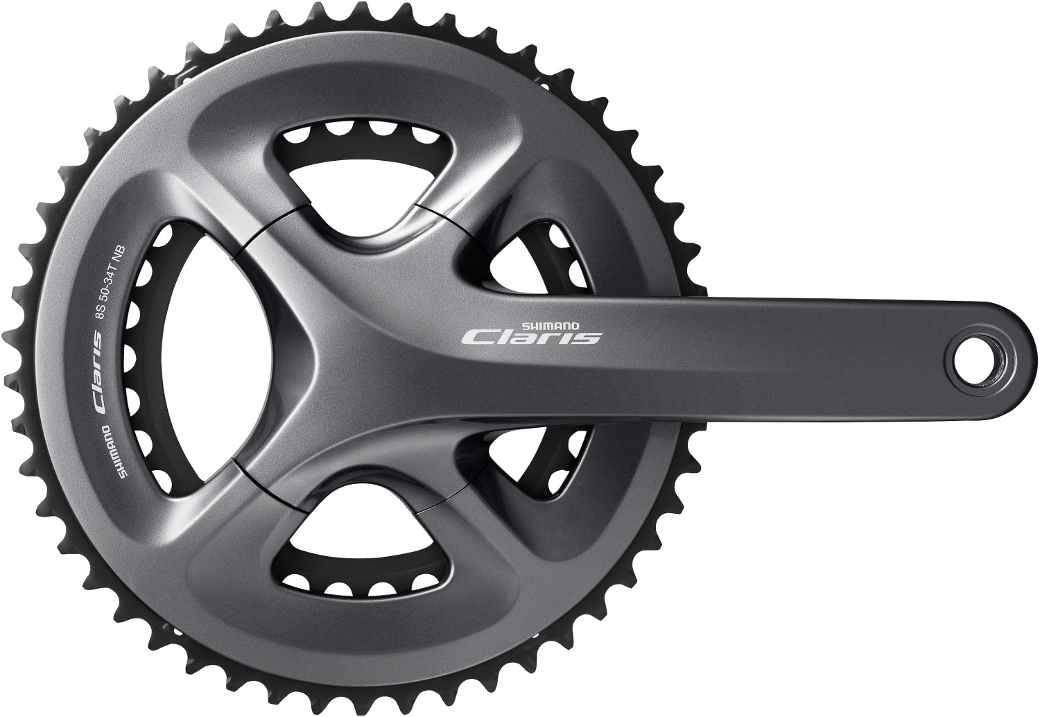 Shimano FC R2000 Claris Compact 8 Speed Crankset 50 34 Tooth