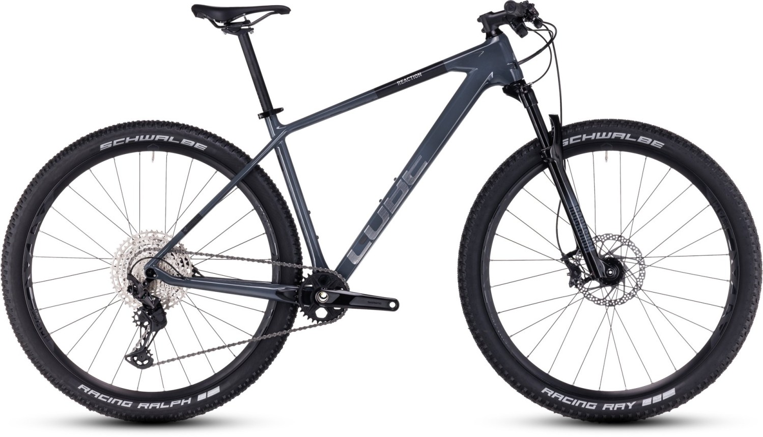 Cube Reaction C 62 Pro 2024 Grey Metal Cross Country Bike
