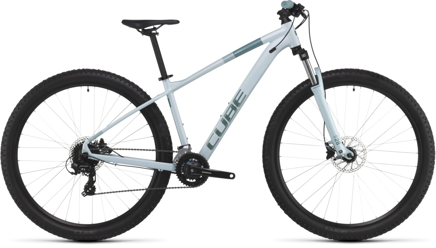 Buy the new Cube Access WS 2023 Green Mint Women s Mountain Bike with free shipping Freeborn Bikes