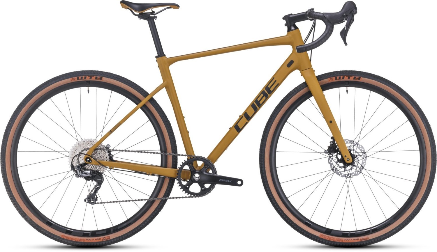 Buy the new Cube Nuroad EX 2024 Caramel Black Gravel Bike with free shipping Freeborn Bikes