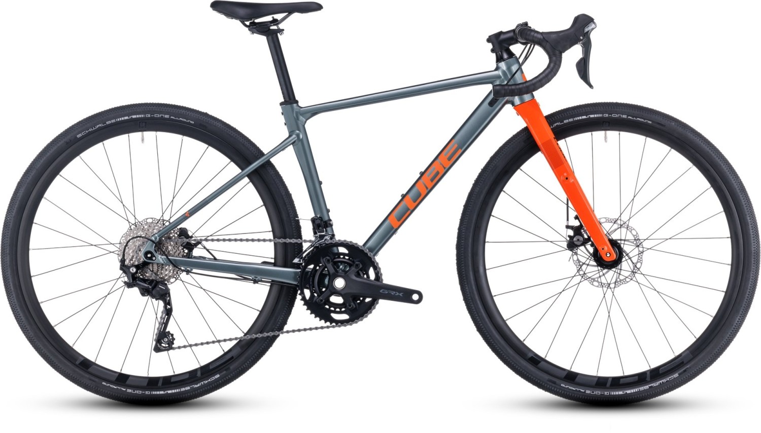 Buy the new Cube Nuroad Rookie 2023 Smokey Orange Kids Gravel Bike with free shipping Freeborn Bikes