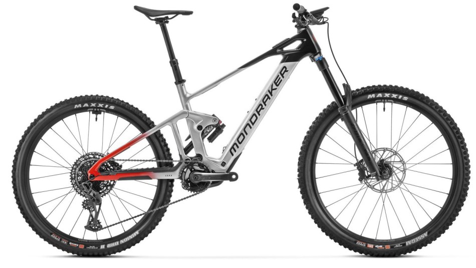 Mondraker Dune R 2024 Silver Red Light eMTB