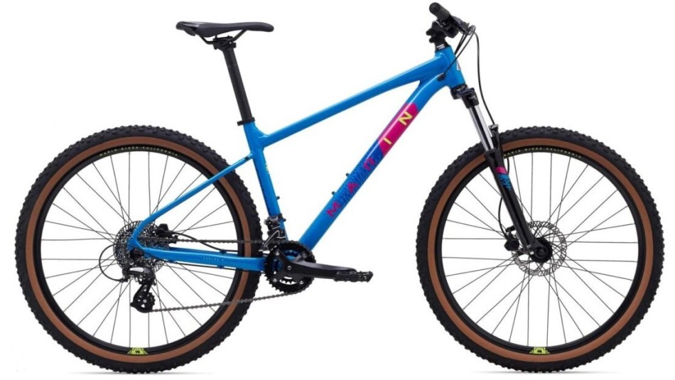 Blue mountain bike clearance