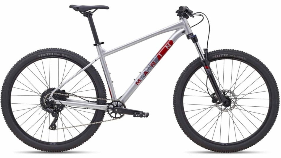Buy the new Marin Bobcat Trail 4 2024 Silver Mountain Bike with free delivery Freeborn Bikes