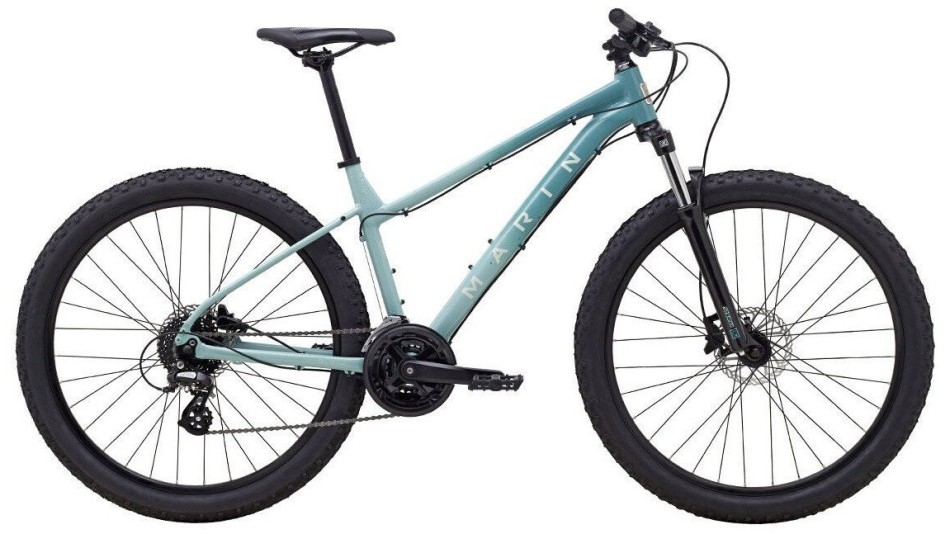 Buy the new Marin Wildcat Trail 2 2024 Teal Women s Mountain Bike with free delivery Freeborn Bikes