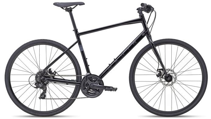 Buy the new Marin Fairfax 1 2025 Black Hybrid Bike with free delivery Freeborn Bikes
