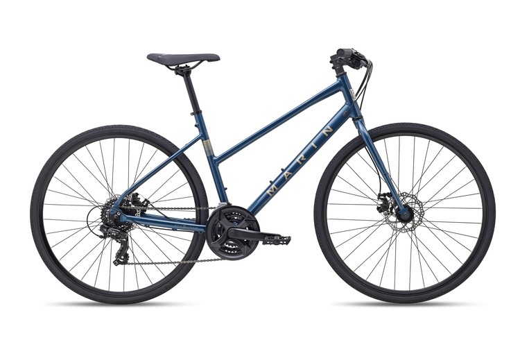 Marin Fairfax 1 ST 2024 Blue Hybrid Bike