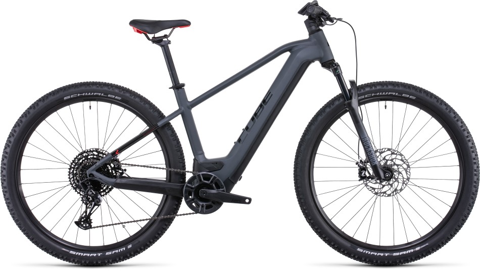 Cube Reaction Hybrid Exc 2022 Grey/Red eBike