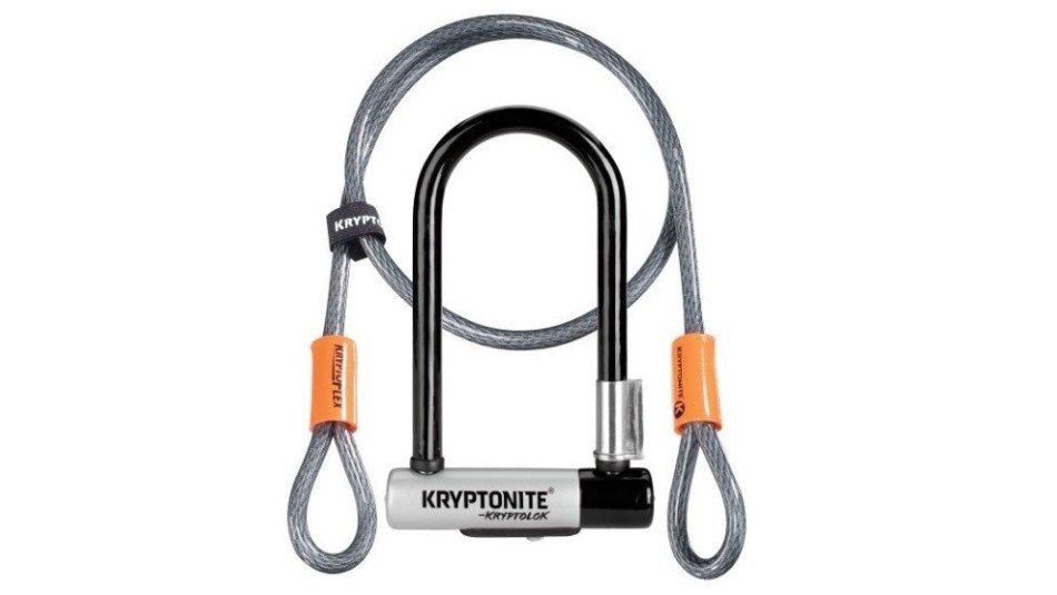 Kryptonite Kryptolok Mini U Lock / 4 Foot Cable