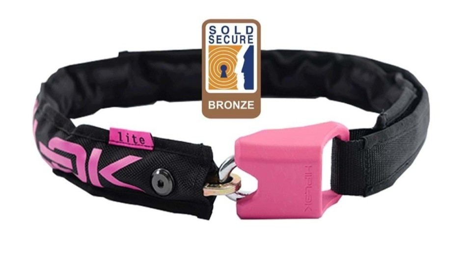Hiplok Lite Wearable Chain Lock Pink