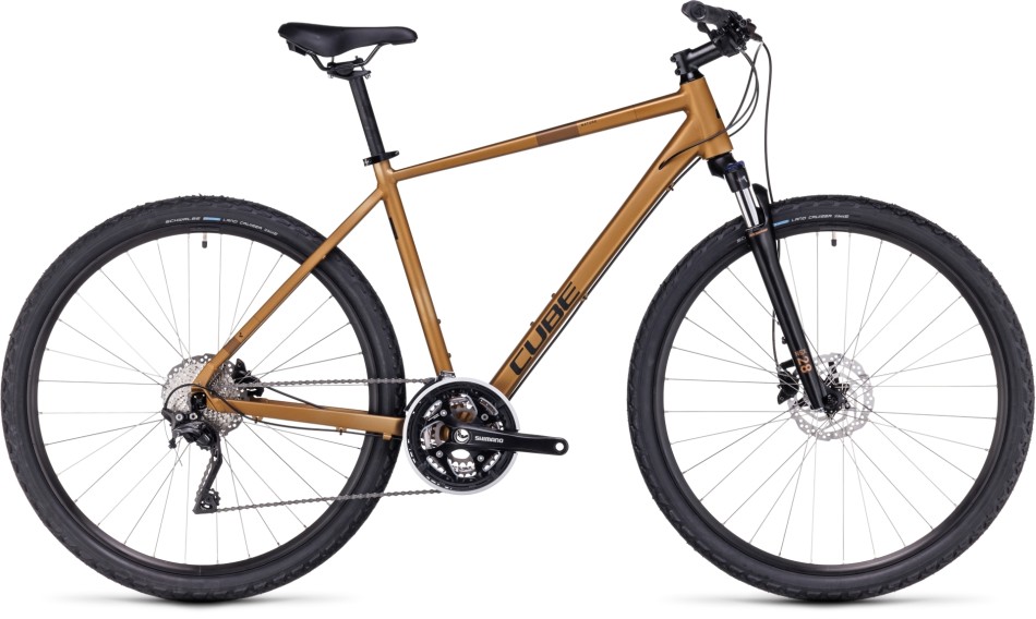 Cube Nature Pro 2023 Gold/Black Hybrid Bike