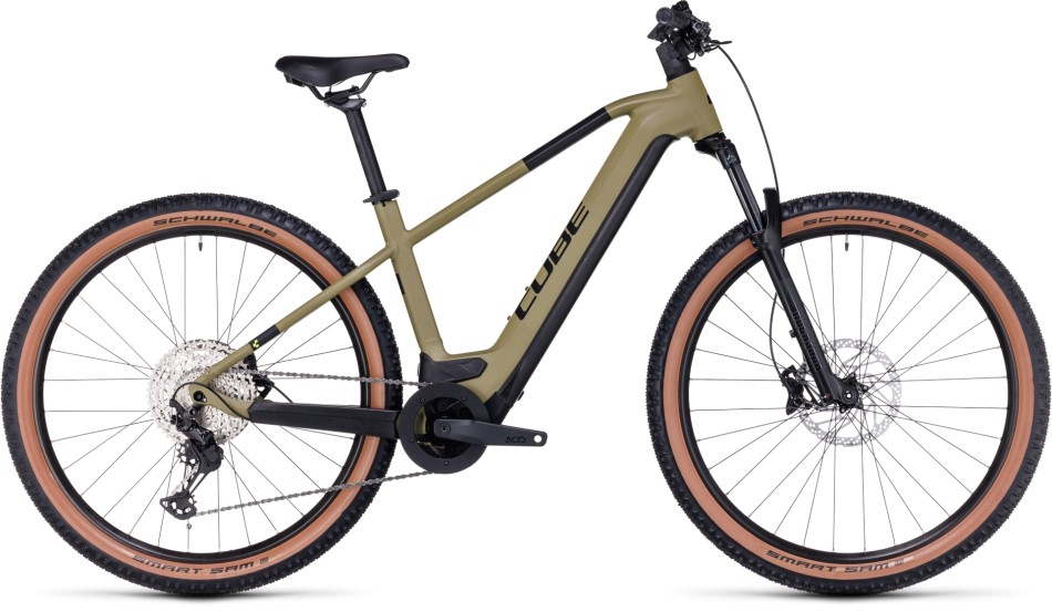 Cube Reaction Hybrid Race 750 2023 Olive/Green eBike