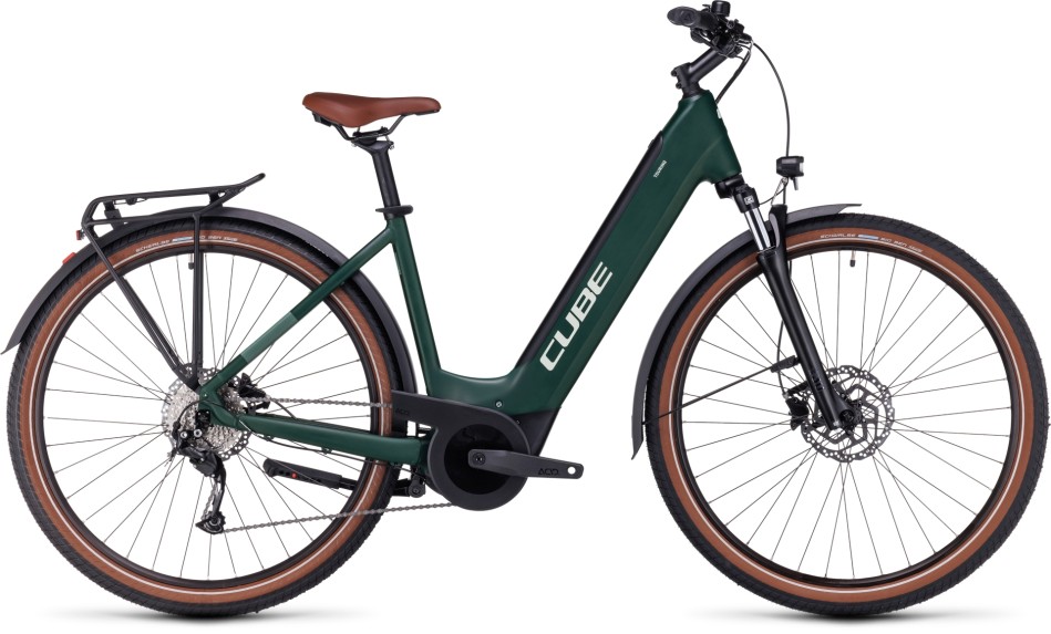 Cube Touring Hybrid One 625 2024 Easy Entry Green/Green eBike