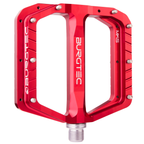 Burgtec Penthouse Flat Mk5 Race Red Pedals