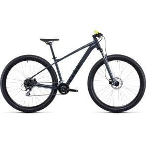 Cube Aim Pro 2022 Grey/Yellow Mountain Bike