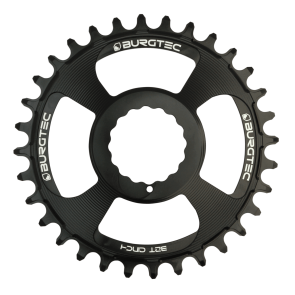 Burgtec Cinch Thick Thin Black Boost 34 Tooth Chainring 