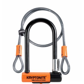 Kryptonite Evolution Mini 7 Lock / 4 Foot Cable