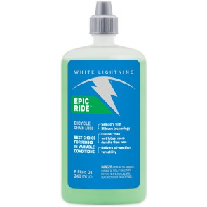 White Lightning Epic Ride Squeeze Bottle 240ml