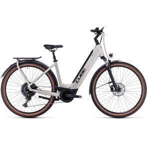 Cube Touring Hybrid Pro 625 2024 Easy Entry Silver/Black eBike