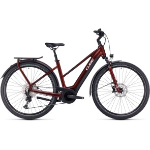 Cube Touring Hybrid Exc 625 2023 Trapeze Red/White eBike