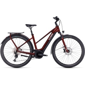 Cube Touring Hybrid Exc 625 2024 Trapeze Red/White eBike