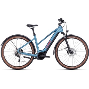 Cube Nuride Hybrid Performance 625 Allroad 2024 Trapeze Blue/Red eBike