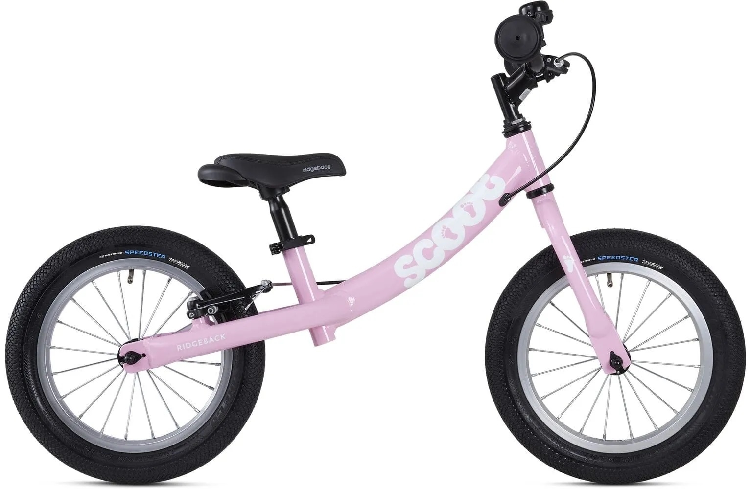 Ridgeback Scoot XL Pink 14 Balance Bike Freeborn Bikes