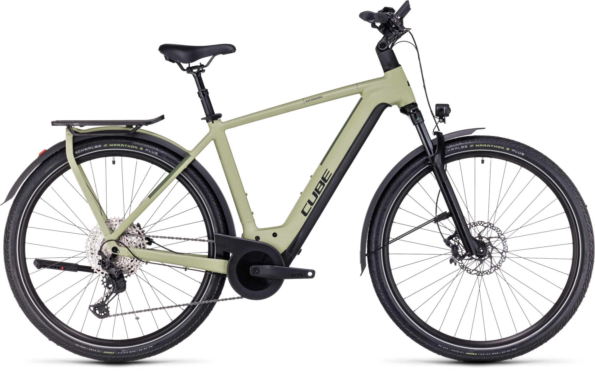 Buy the new Cube Kathmandu Hybrid SLX 2023 Green Olive eBike with